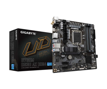 GIGABYTE MB Sc LGA1700 B760M DS3H AX DDR4, Intel B760, 4xDDR4, 2xDP, 1xHDMI, WI-FI, mATX