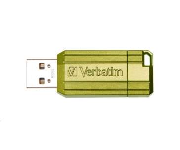 VERBATIM Flash Disk 16GB Store 'n' Go PinStripe, eukalyptově zelená