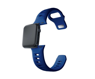 3mk Silicone Watch Strap pro Apple 38/40/41 mm Blue