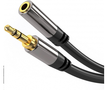 PREMIUMCORD prodlužovací kabel, Jack 3.5mm - Jack 3.5mm M/F 3m