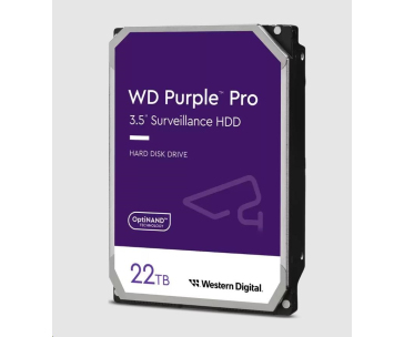 WD PURPLE PRO WD221PURP 22TB, SATA III 3.5", 512MB 7200RPM, 265MB/s, CMR