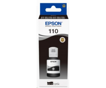 EPSON Ink 110 EcoTank Pigment black ink bottle (6000 stran)