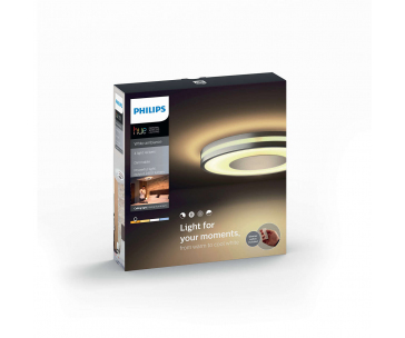 PHILIPS Being Stropní svítidlo, Hue White ambiance, 230V, 1x32W integ.LED, Aluminium