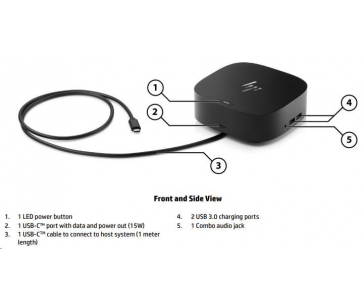 HP dock - USB-C G5 100W (pro HP usb-c ntb)