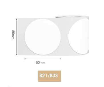 Niimbot štítky R 50x50mm 150ks Round pro B21, B21S, B3S, B1