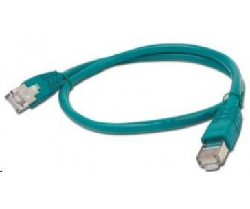 GEMBIRD kabel patchcord CAT6 stíněný FTP 3m, zelený