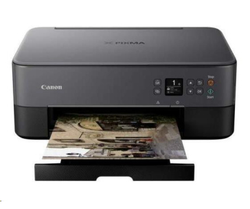 BAZAR - Canon PIXMA Tiskárna TS5350A black- barevná, MF (tisk,kopírka,sken,cloud), USB,Wi-Fi,Bluetooth - Poškozený obal