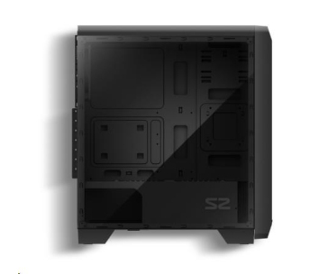 case Zalman miditower S2, ATX/mATX/Mini-ITX, bez zdroje, USB3.0, černá