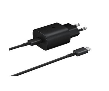 Samsung síťová nabíječka EP-TA800EBE + kabel EP-DG980BBE USB-C, 25W, černá, (bulk)