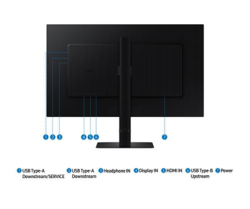 SAMSUNG MT LED LCD 27" ViewFinity S8 (S80D) QHD