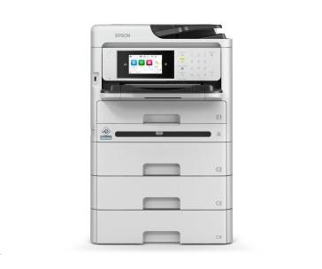 BAZAR - EPSON tiskárna ink WorkForce Pro WF-M5899DWF, 4v1, A4, 34ppm, LAN, Wi-Fi (Direct), USB - Poškozený obal (Komplet