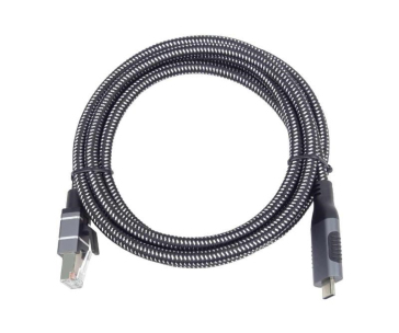 PremiumCord Ethernetový kabel USB-C na LAN RJ45 10/100/1000, 3m