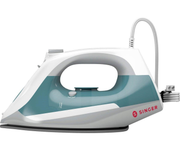 Singer Steam Choice 1.0 napařovací žehlička, 2200 W, Anti-drip, aqua / bílá