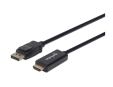 MANHATTAN Kabel DisplayPort na HDMI 1080p, 1m, černý