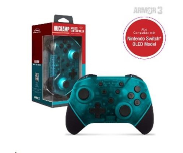 Armor3 NuChamp Wireless Controller for Nintendo Switch (Turqoise)