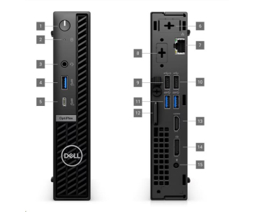 DELL PC OptiPlex Micro 7020 MFF/TPM/i3-12100T/8GB/512GB SSD/65W/WLAN/Kb/Mouse/W11 Pro/3Y PS NBD