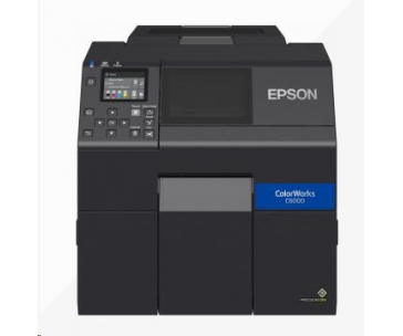 Epson ColorWorks CW-C6000Ae, cutter, disp., USB, Ethernet, black