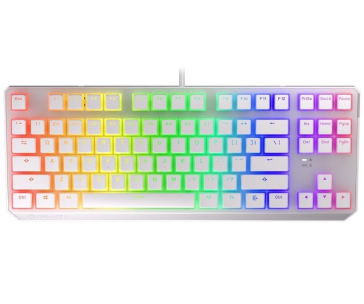 Endorfy herní klávesnice Thock TKL OWH Pudd.Khail  BR RGB /USB/ brown sw./ drátová / mechanická / US layout / bílá RGB