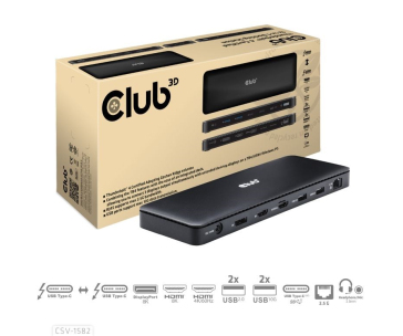 Club3D Dokovací stanice Thunderbolt 4 (Certified), 12v1