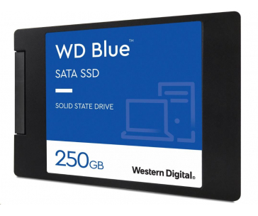 WD BLUE SSD 3D NAND WDS250G3B0A 250GB SA510 SATA/600, (R:555, W:440MB/s), 2.5"