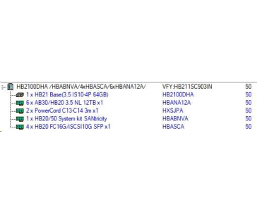 FUJITSU STORAGE HB 2100 - 6x12TB NL3,5 IS10-4P 64G  4xFC16 SFP+ / diskové pole NETAPP