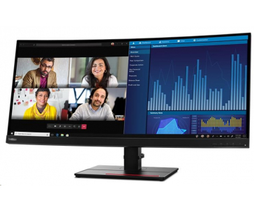 LENOVO LCD P34w-20 + MC50 - 34.14",IPS,matný,21:9,3440x1440,178/178,4ms,300cd/m2,1000:1,DP,HDMI,RJ45,USB,VESA,Pivot