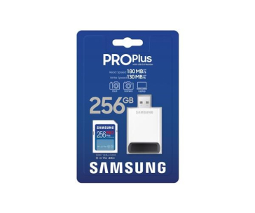 Samsung SDXC karta 256GB PRO PLUS + USB adaptér