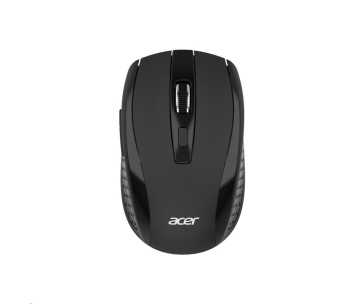 ACER Myš, Wireless mouse MX202 Black - RF 2.4 GHz dongle, DPI 1000/1200/1600, 6 tlačítek