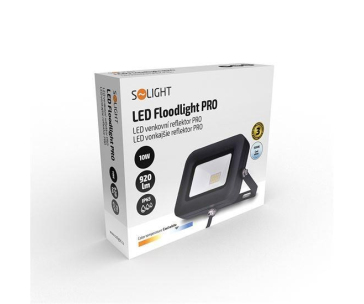 Solight LED reflektor PRO, 10W, 920lm, 5000K, IP65