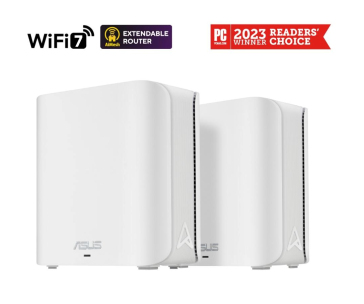 ASUS ZenWifi BD4 2-pack, WiFi7 Extendable Router, AiMesh, 2x WAN/LAN