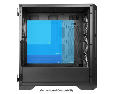 CHIEFTEC skříň APEX, E-ATX, 1x USB-C 3.2, 2x USB 3.0, 4x 120mm ARGB Fan, ARGB Hub, černá