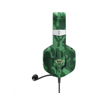 TRUST sluchátka GXT 323C Carus Gaming Headset, jungle camo