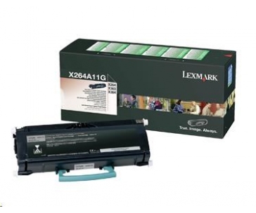 LEXMARK černý toner pro X264, X363, X364 (3 500 stran)