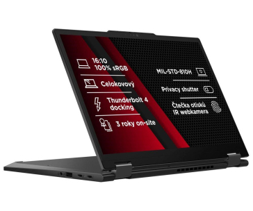 LENOVO NTB ThinkPad X13 2-in-1 G5 - Ultra7 155U,13.3" WUXGA Touch,32GB,1TBSSD,5MP+IRcam,LTE,W11P