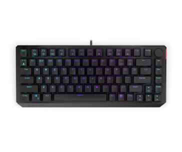 Endorfy herní klávesnice Thock 75% Red/ drátová / USB / red switch / mechanická / CZ layout / černá RGB