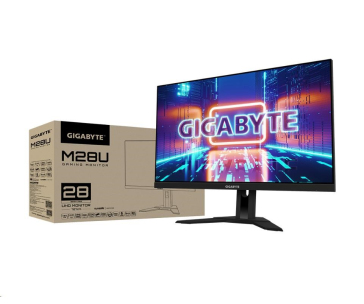 BAZAR GIGABYTE LCD - 28" Gaming monitor M28U UHD, 3840 x 2160, 144Hz, 1000:1, 300cd/m2, 1ms - ROZBALENO