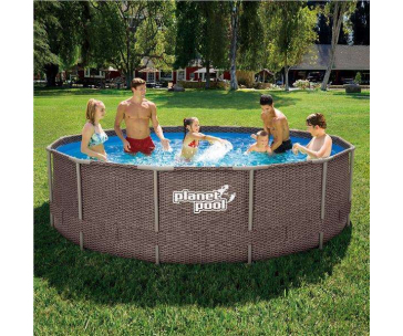 Bazén Planet Pool FRAME ratan - 305 x 91 cm