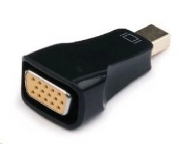 GEMBIRD Redukce mini DisplayPort - VGA (M/F, černá)