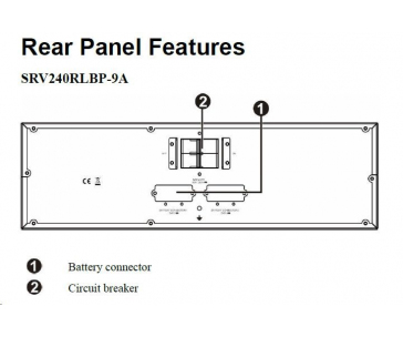 APC Easy UPS SRV 240V RM Battery Pack for 5&6&10kVA Rack, Extended Runtime model, 3U