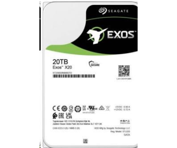 SEAGATE HDD 20TB EXOS X20, 3.5", SATAIII, 512e, 7200 RPM, Cache 256MB