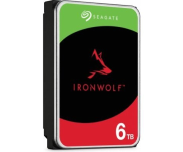 SEAGATE HDD 6TB IRONWOLF (NAS), 3.5", SATAIII, 5400 RPM, Cache 256MB, CMR