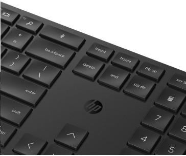 HP 650 Wireless Keyboard & Mouse Black- Anglická klávesnice a myš, černá