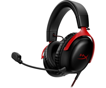 HyperX Cloud III BLK/RED GAM HEADSET - Sluchátka k PC