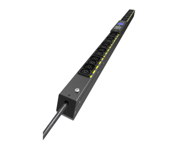 Eaton G4 spínané Rack PDU, 0U, 22.5U, vstup C20, 3m kabel, 1f, 3.7kW, 16A, 200-240V, 24 zásuvek (12)C13, (12)C39