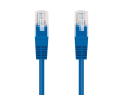 C-TECH kabel patchcord Cat5e, UTP, modrý, 0,25m