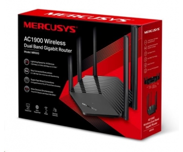 MERCUSYS MR50G EasyMesh/Aginet WiFi5 router (AC1900, 2,4GHz/5GHz, 2xGbELAN, 1xGbEWAN)