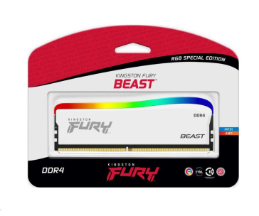 KINGSTON DIMM DDR4 16GB 3200MT/s CL16 FURY Beast Bílá RGB SE