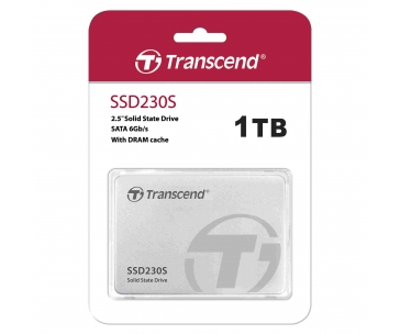 TRANSCEND SSD 230S 1TB, SATA III 6Gb/s, 3D TLC, Aluminum case