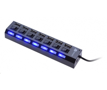 CONNECT IT USB hub Mighty switch, 7 ON/OFF portů