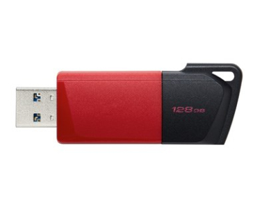 Kingston Flash Disk 128GB USB3.2 Gen 1 DataTraveler Exodia M (Black + Red)